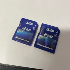 HAGIWARA SYS-COM SDカード 2GB 2枚セット