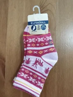 ELFINDOLL ベビー靴下 3足セット 9~14cm
