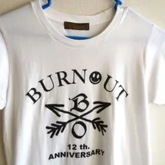 BURNOUT 12th ANNIVERSARY TシャツSサイズ Used