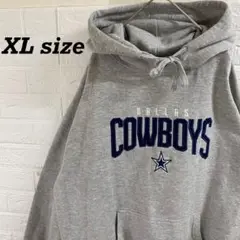 NFL ダラスカウボーイズ　刺繍ロゴパーカー