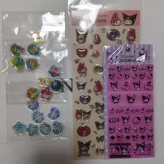 サンリオ クロミ タイルシール＆キャラクター おはじきシールセット