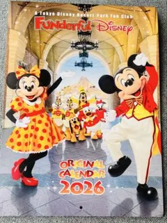 Funderful Disney ディズニー　オリジナルカレンダー 2026
