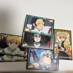 鬼滅の刃 ステッカー 5種 6枚セット 炭治郎 善逸 宇髄 天元 無惨