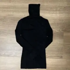 UNIQLO メリノリブタートルネックセーター Mサイズ ブラック