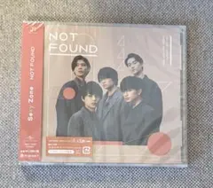 未開封 Sexy Zone「NOT FOUND」通常盤