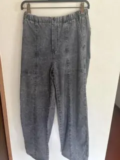 GU ケミカルウォッシュ デニムパンツのサムネイル