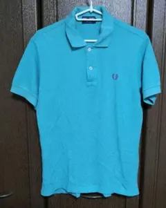 FRED PERRY　ポロシャツ　エメラルドグリーン　半袖　Mサイズ