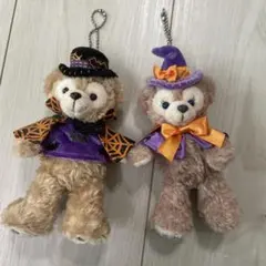ぬいぐるみバッジ　ダッフィー　シェリーメイ　ハロウィン