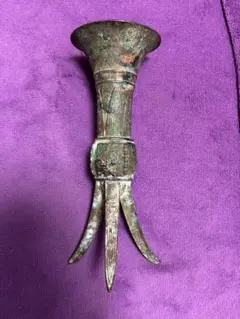 春秋戦国時代 青銅器 夔龍文 中国 銅鐸 饕餮 アンティーク 骨董品