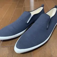 コムデギャルソンオムプリュス　トンガリスニーカー 90's コムデギャルソンオムプリュス レザー トンガリスニーカー 紺