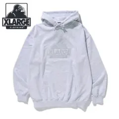 【たかぼー様専用】XLARGE アッシュ グレー パーカー フード付き Mサイズ