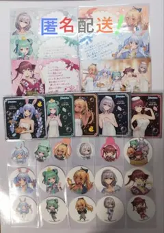 【ホロライブ３期生】極楽湯コラボ　ポストカード＆コースター等セット【フロライフ】