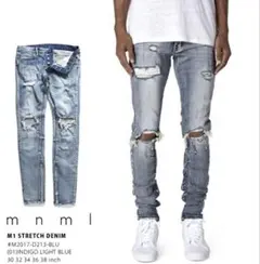 M1 STRETCH DENIM スキニーデニム[34インチ]