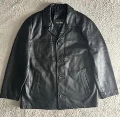 00s 90s GUESS レザー カーコート レザージャケット