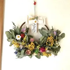 ユーカリ　ミモザのハーフリース