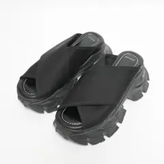 【美品】ジーナシス クロススポーツアツゾコサンダル トラック 23cm