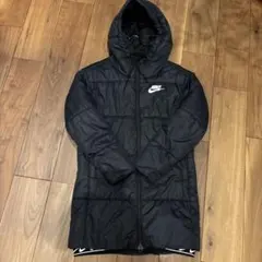 Nike ブラック ロングダウンジャケットレディースS