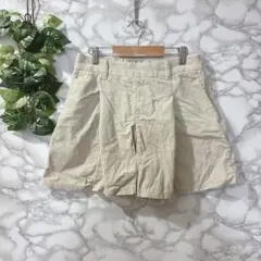 GU ストライプ ショートパンツ Mサイズ ゴムウエスト ジーユー