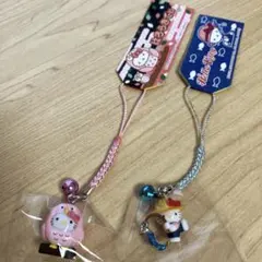 【ご当地キティ】根付け ハローキティ ストラップ 2点セット サンリオ