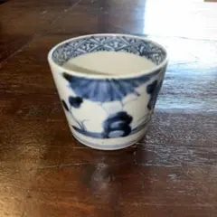 古伊万里 染付 蕎麦猪口 草花文 骨董 - メルカリ