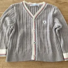 日本製⭐︎familiar カーディガン 80 グレー