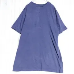 アリゾナ メンズ 半袖 Tシャツ L-LL ネイビー カジュアル 穴あり 古着のサムネイル