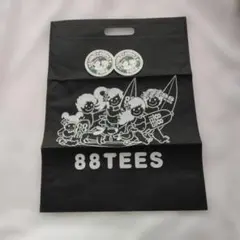 88TEES エイティーエイティーズ ステッカー2枚 ＋ ショッパー セット