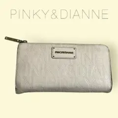 PINKY&DIANNE 長財布 ホワイトアイボリー