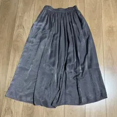★最終価格★ユニクロ　ドレープギャザー　ロングスカート　Sサイズ