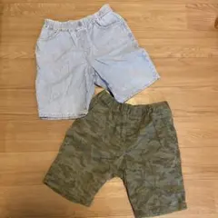 UNIQLO キッズ　半ズボン 130サイズ 2枚セット
