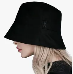 バザール　ブラック バケットハット