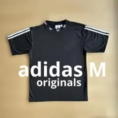 adidas Originals トレフォイル Tシャツ ネックロゴ　黒　Mのサムネイル