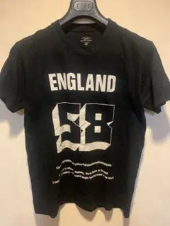 本物美品フットザコーチャーイングランドナンバープリントTシャツ