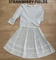 最終お値下げ☆ストロベリーフィールズ　レース柄　セットアップ