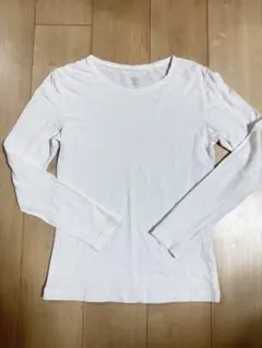 ✨美品✨UNIQLO ヒートテックコットンクルーネックT 白 ホワイト Sサイズ