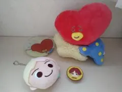 bt21　tata　テテ　V　ぬいぐるみ　まとめ売り！　bts　一番くじ　豆皿