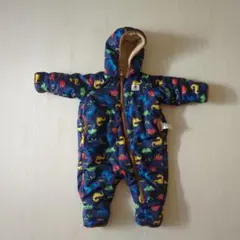 ミキハウス　アウター　ホットビスケッツ　ジャンプスーツ　ボアフリース　80 70