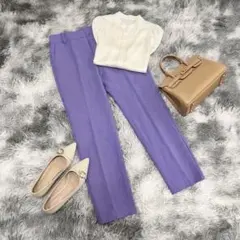 PLST プラステ スティックパンツ ラベンダーパープル ウォームリザーブ 秋冬