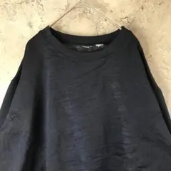 A2252古着　スウェット　ネイビー　無地