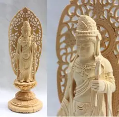 【フォロー割・新品】 子安鬼子母神　木地彫り　下台付　高さ約13cm　鬼子母神 セール・新品】 子安鬼子母神 木地彫り 下台付 高さ約13cm 鬼子母神