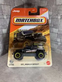 マッチボックス　JEEP ラングラー スーパーリフト　ブラックのサムネイル