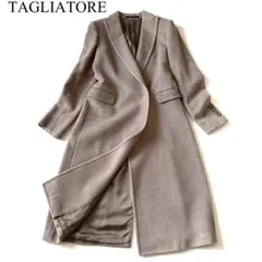 【美品】 タリアトーレ ロングコート 40 ウール イタリア製 レディースのサムネイル