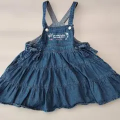 SLAP SLIP 100 長さ調整可能 デニム ジャンバースカート