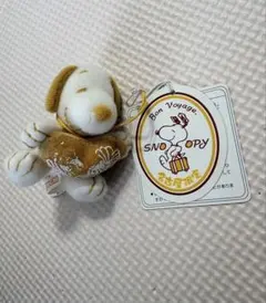 名古屋限定 スヌーピー ぬいぐるみマスコットキーホルダー　金シャチぬいぐるみ