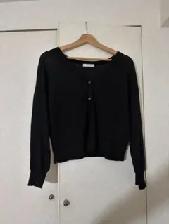 長袖　カーディガン ブラック