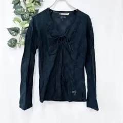 美品✨ ロキシー シアー カットソー グリーン Vネック 長袖 大きめ y2kのサムネイル