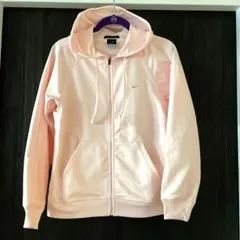 NIKE レディス ライトピンク パーカー ジップアップ フード