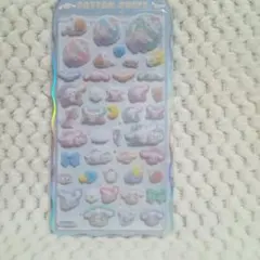 【正規品】シナモロール コットンパフィーシール