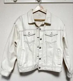 ホワイト デニムジャケット