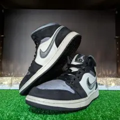 【超美品】★NIKE AIRJORDAN1 MID "Black Satin"